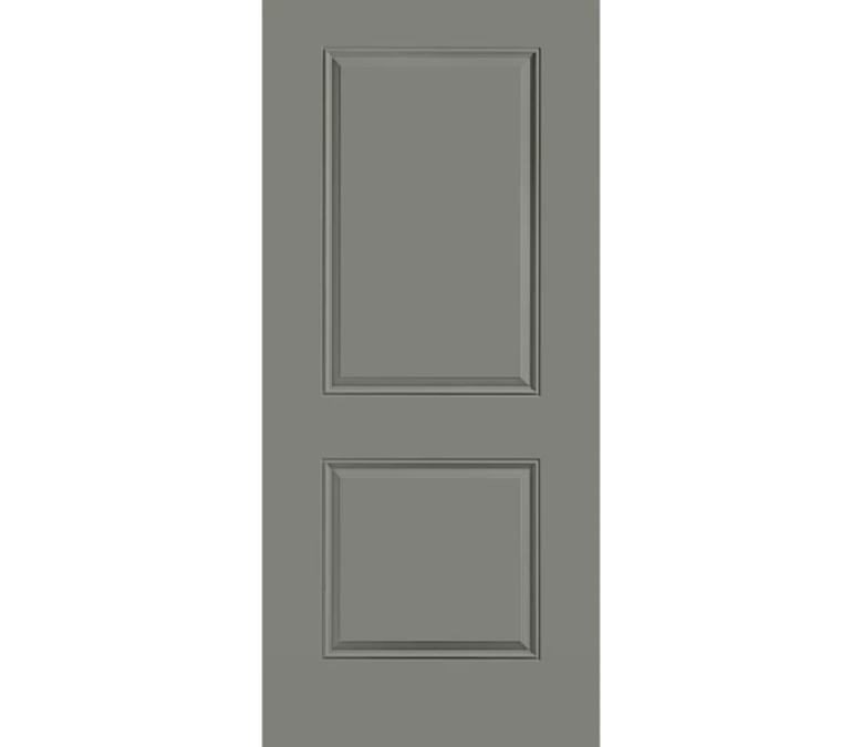 North Platte 2 Panel Square Steel Entry Door