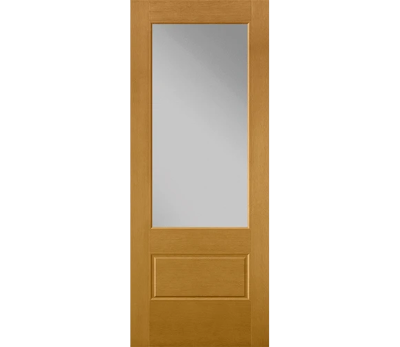 North Platte 3 Quaters Light Fiberglass Entry Door