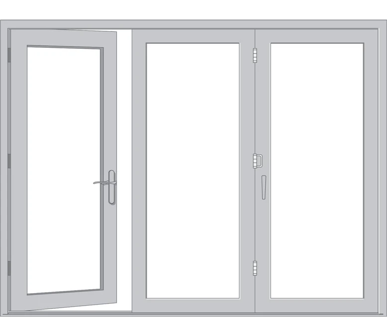 North Platte Pella Architect Reserve Series Contemporary Bifold Patio Door