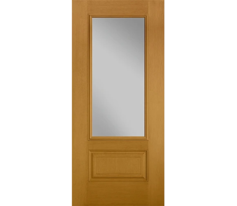 North Platte Three Quaters light Fiberglass Entry Door